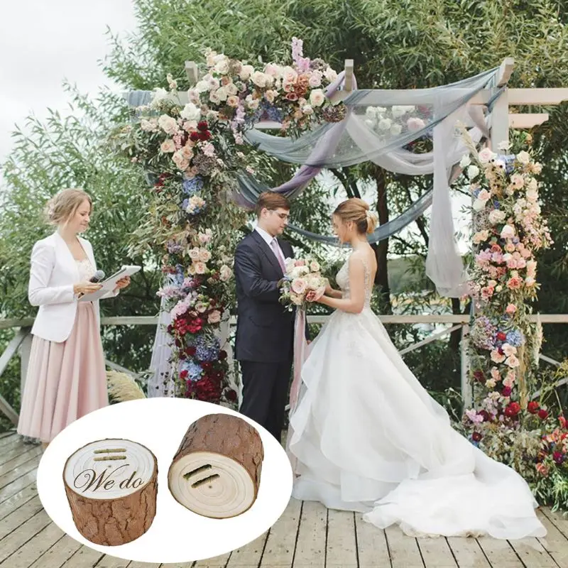 

5-7 см самодельные необработанные винтажные потертые Свадебные Кольца из натурального дерева коробка ювелирные изделия из натурального дер...