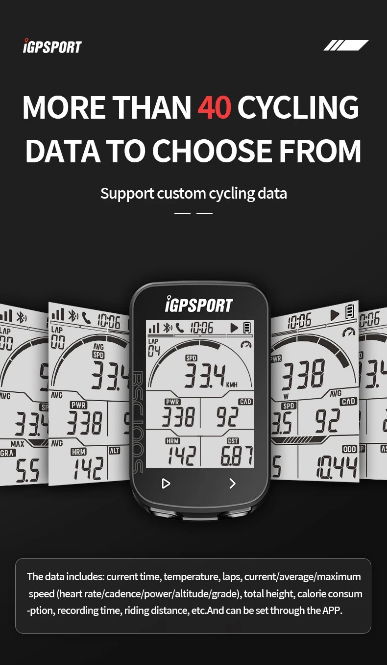 IGPSPORT GPS BSC100S 100S Store Cycle bike Computer Wireless Speedometer Bicycle Digital Stopwatch Cycling Odometer