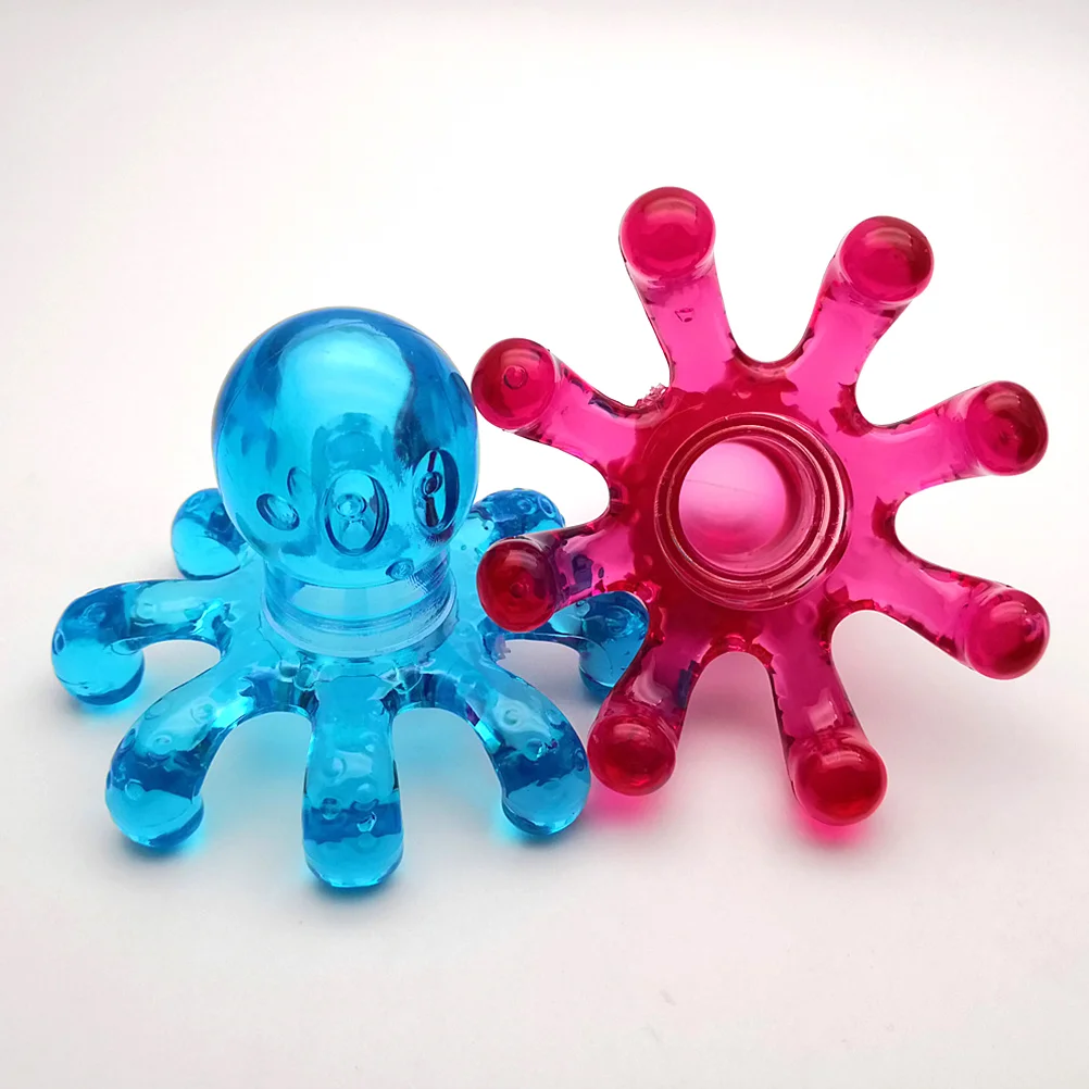 

Head Scalp Octopus Vibration Headaches Protable Relieve Claw Manual Scratcher Handheld Therapeutic Hand Held