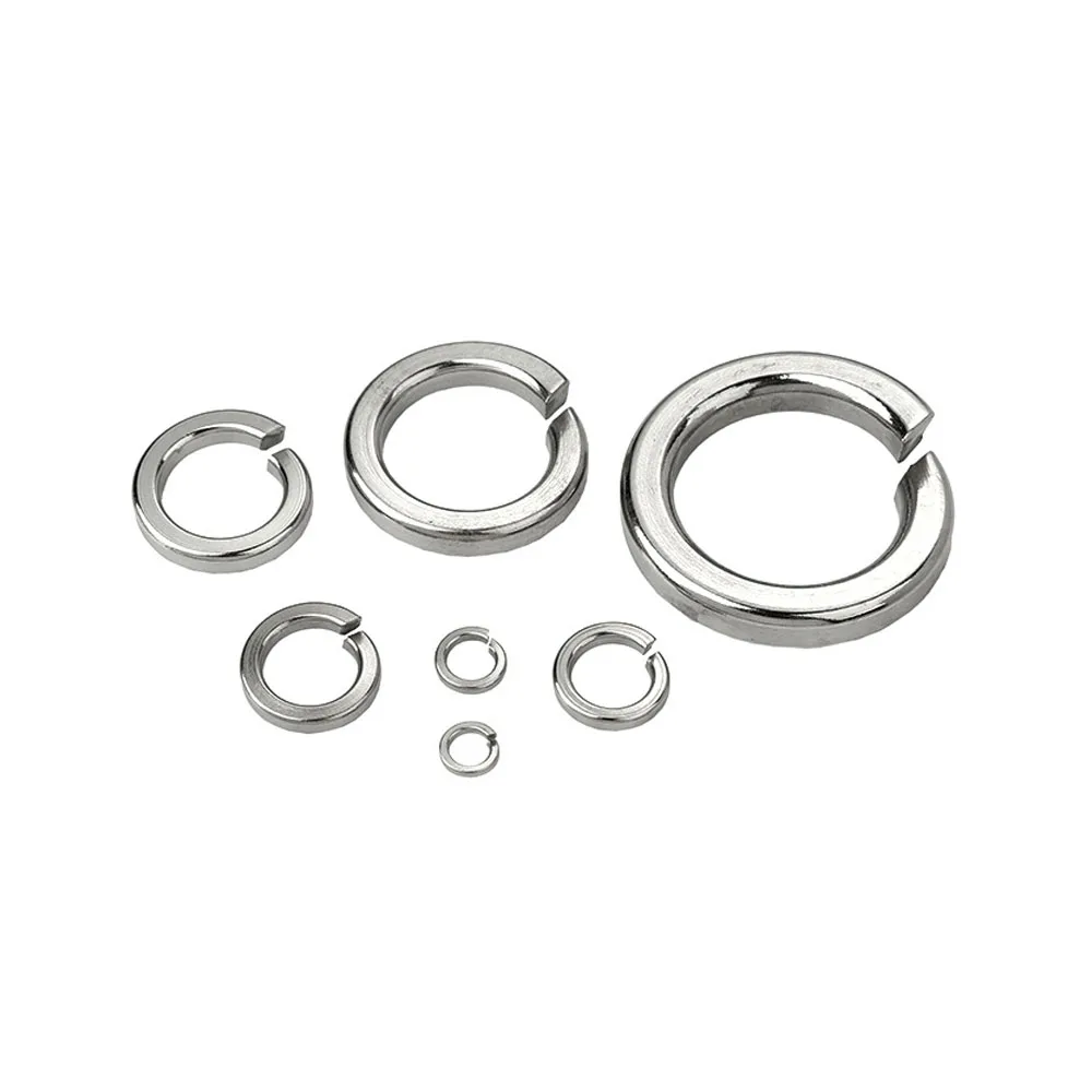 

Пружинные шайбы GB93 из нержавеющей стали M1.6-M27