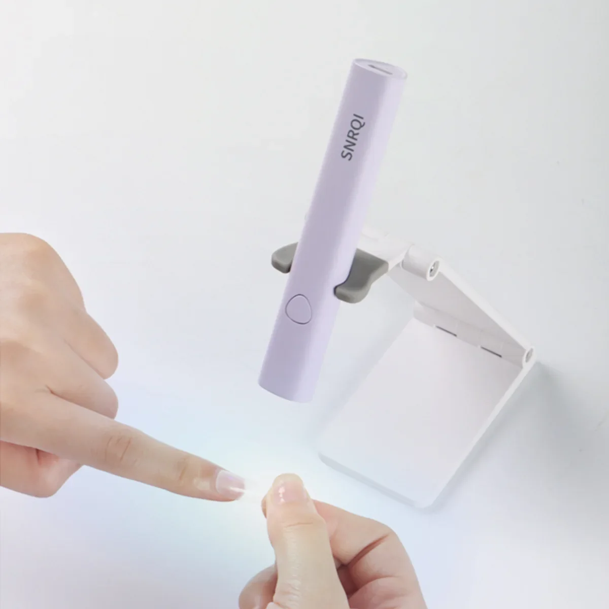 Портативная компактная электрическая быстросохнущая подставка для ногтей