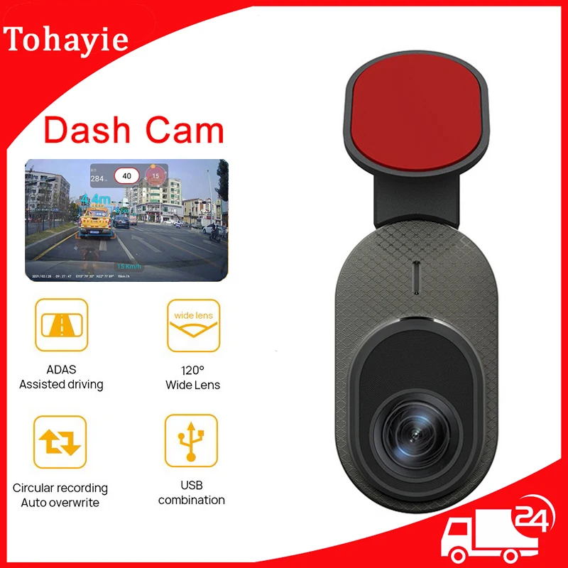 ADAS Car DVR Camera HD 1080P Dash Cam 4K Wide Angle Night Vision Loop Recording For Android USB Mini Car Recorders Registrator