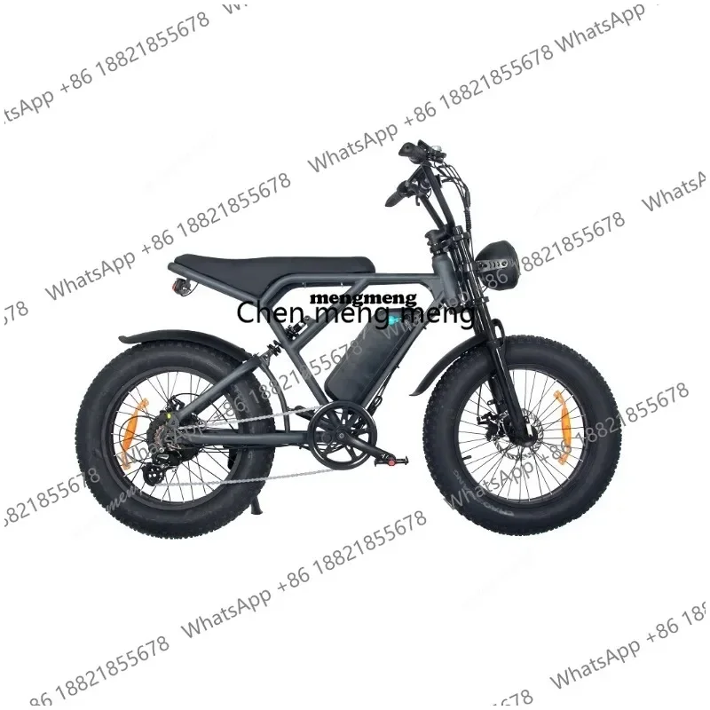 Фото Высокоскоростной электровелосипед Enduro с мотором 1000 Вт, мощный, для бездорожья, с педальным ассистентом, фэтбайк, для взрослых, электрический горный кроссовый велосипед №2