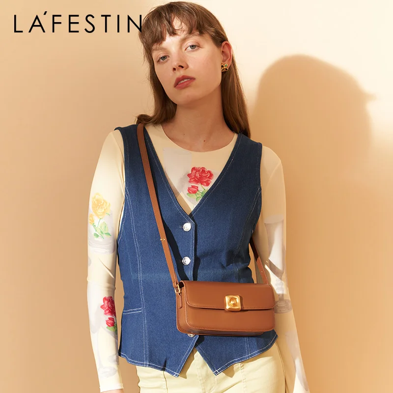 

LA FESTIN 2022 New Ladies Bags Shoulder Messenger Bags Fashion Ladies Bags Underarm Small Square Bags