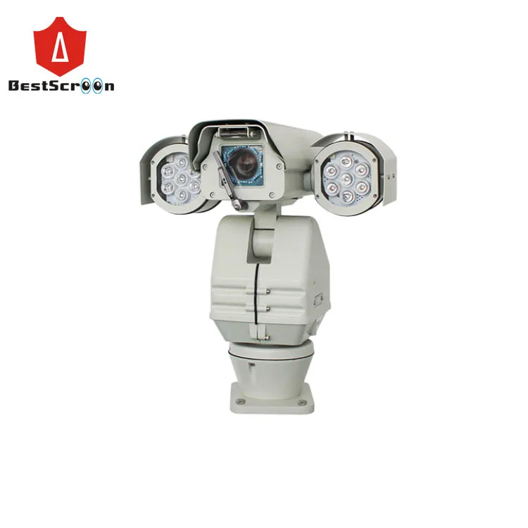 

highway monitoring white Light Intelligent Integrated Wiper PTZ IP SD Card Security Project Camera