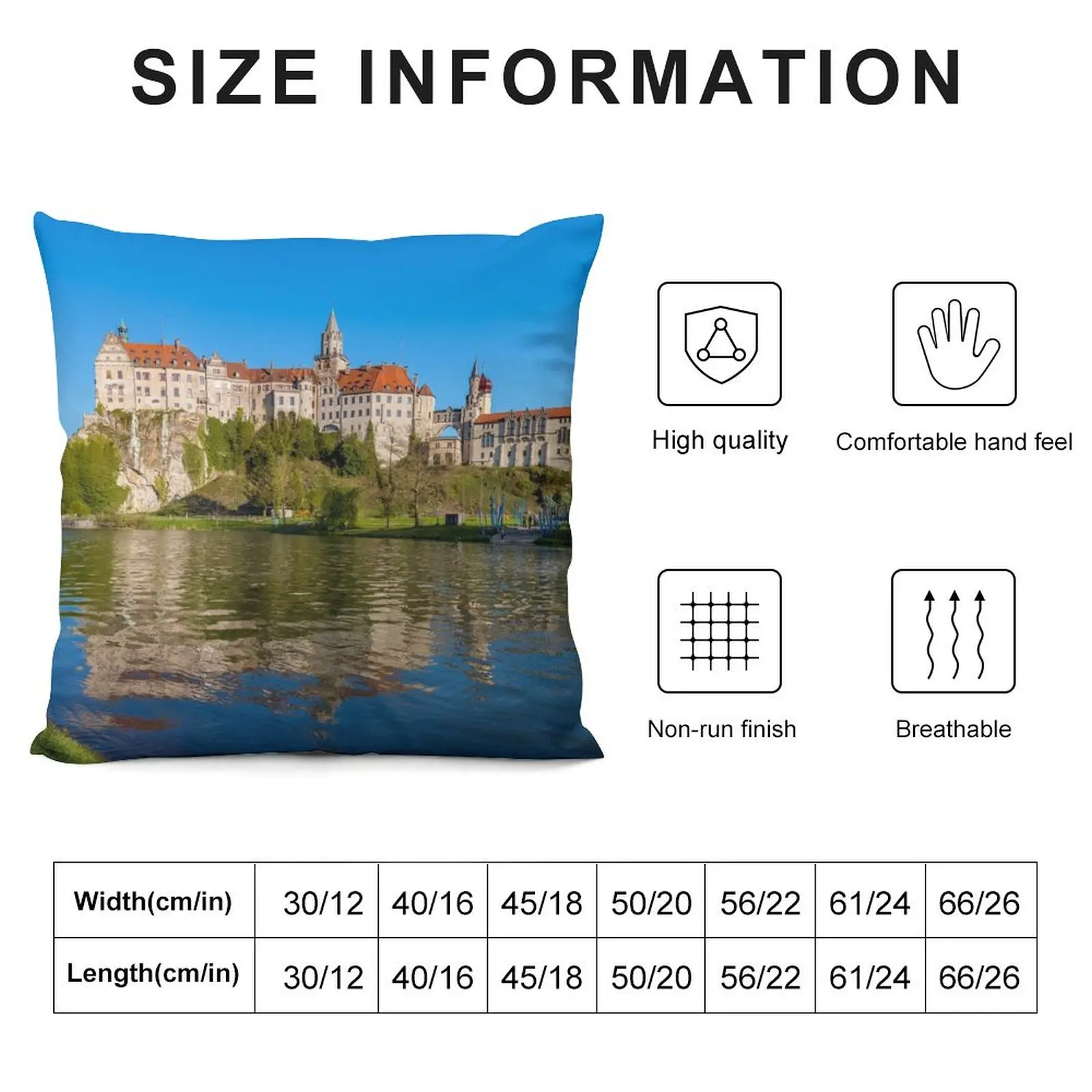 Hohenzollern Castle в Sigmaringen Германия декоративная подушка подушки для детей домашнего