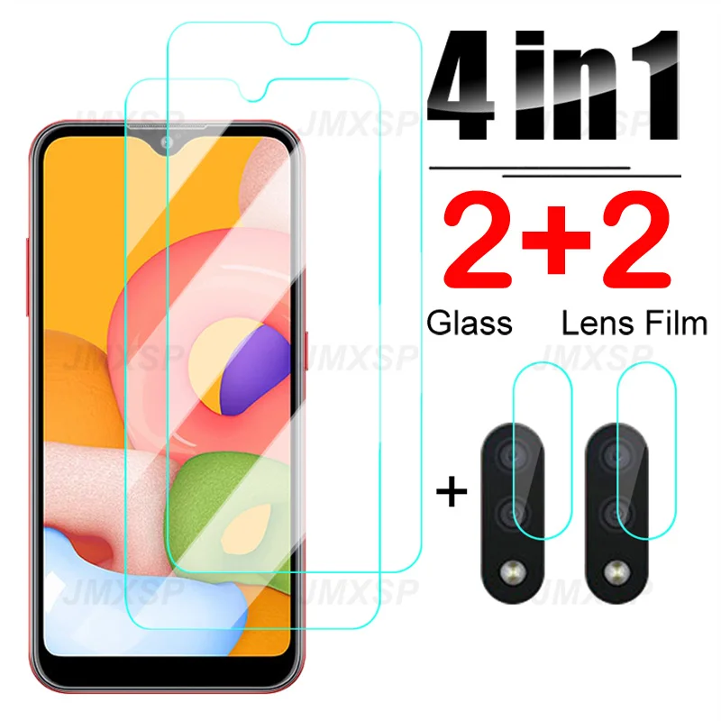 

4 в 1 закаленное стекло для Samsung Galaxy A30 A50 A10 A20 A40 A60 A70 A20E, Защитное стекло для Samsung M10 M20 M30 M40, пленка для объектива