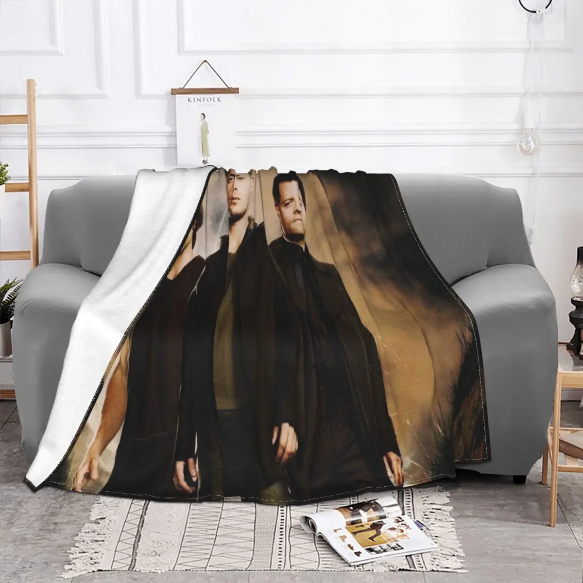 

Супернатуральные одеяла, Фланелевое дышащее теплое одеяло с защитой от пиллинга, постельное белье для спальни, весна-осень