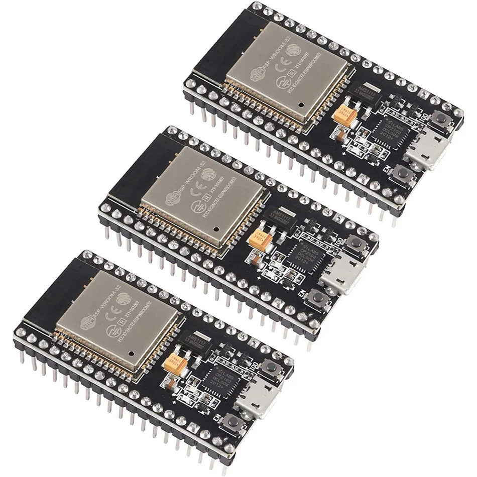 Детская плата для разработки 38pin ESP-WROOM-32 ESP32, 2,4 ГГц, двухрежимный WiFi + Bluetooth, двухъядерный процессор с антенной для Arduino