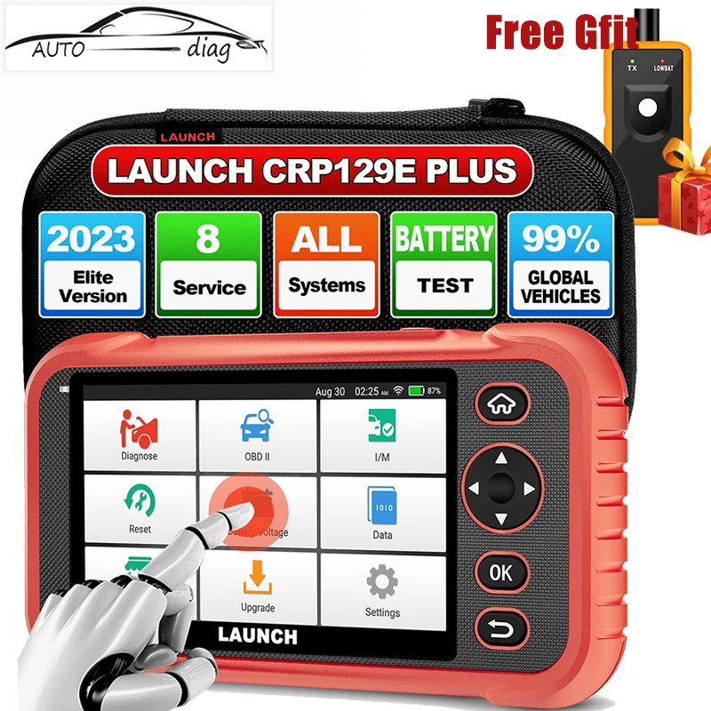 LAUNCH X431 CRP129E PLUS Автомобильные диагностические инструменты полная система SAS