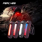 Светильник Задний Передний фонарь, светодиодный USB фонарь, велосипедсветильник фонарь, 6 режимов, задний фонарь для горного велосипеда, безопасный задсветильник фонарь