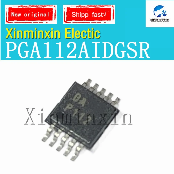 10/шт/Лот PGA112AIDGSR P112 MSOP-10 PGA112 IC чип новый оригинальный