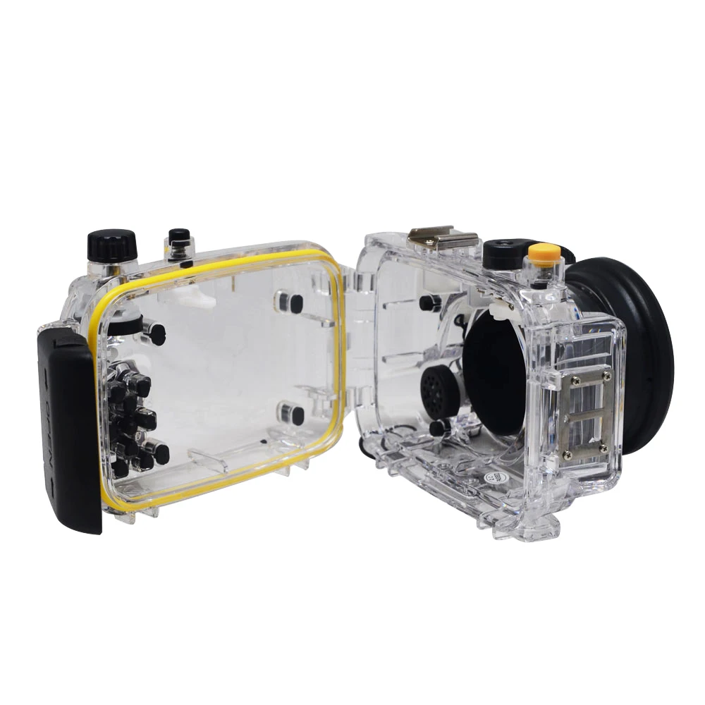 Фото Водонепроницаемый чехол Mcoplus RX100II 40M/130ft для подводной съемки для камеры Sony DSC-RX100 Mark II RX100II RX100 II №4