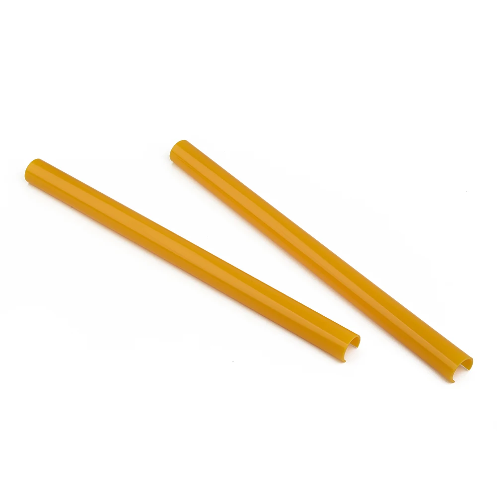 

Support Grill Bar Grille Trim Strips V Brace Wrap Yellow No Discoloration Replacement Simple Installation 1Pair