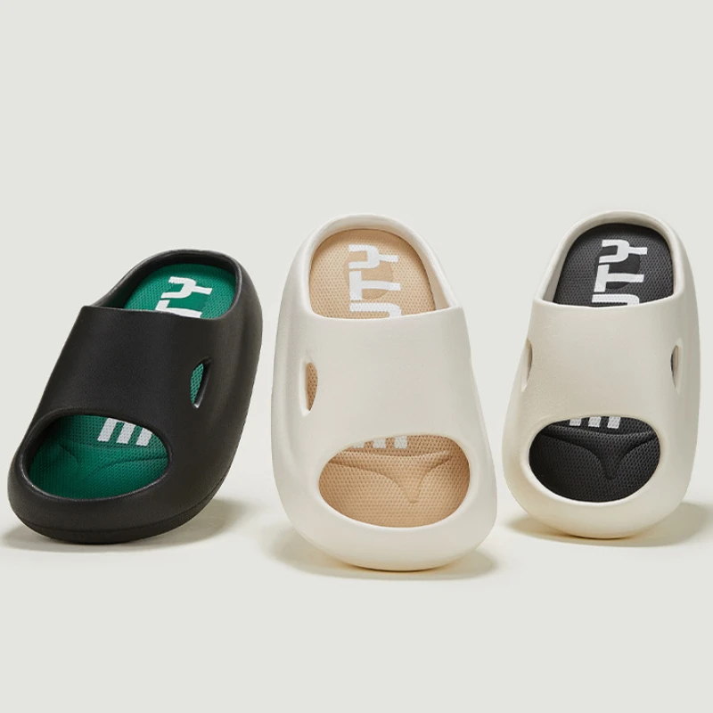 

Women Slippers Thick Bottom Soft Non-Slip Sandals Parsimonious Letter Design Home Bathroom Men Slippers Woman Shoes 2023 New