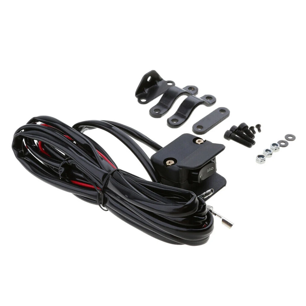 

Handlebar Control Line Winch Rocker Control Switch 1pc Switch Connectors Supplies 3 Meters Handlebar Control Line