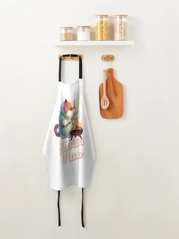 Фартук Hibachi Cat Master настраиваемый женский фартук для мастера красоты