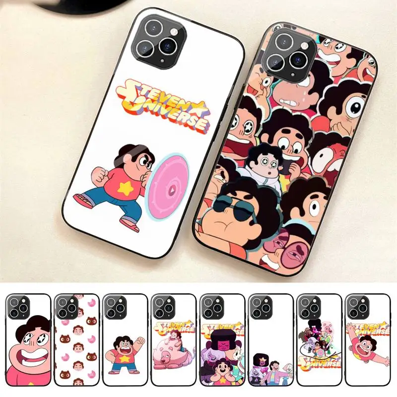 

Cartoon Steven Universe Phone Case For Iphone 7 8 Plus X Xr Xs 11 12 13 14 Se2020 Mini Promax Tempered Glass Fundas