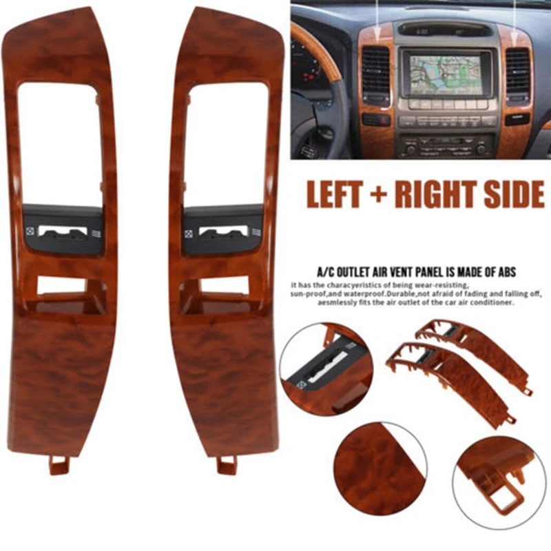 1 пара крышек для автомобильного кондиционера Toyota Land Cruiser Prado 120 GX470