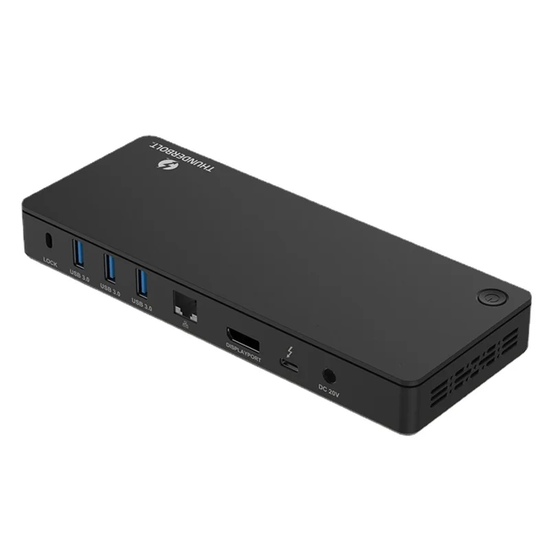 

40Gbit/s Thunderbolt 3 4 K Docking Station with Giga Port