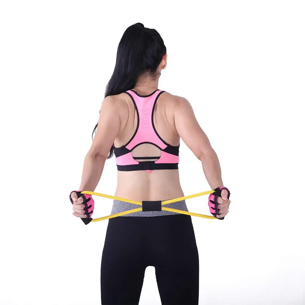 

Fitness Pull Rope Splay Thruster Female Yoga Pilates Thruster Chest Expander Stretch Your Muscles and Bones Exercise Your Arms