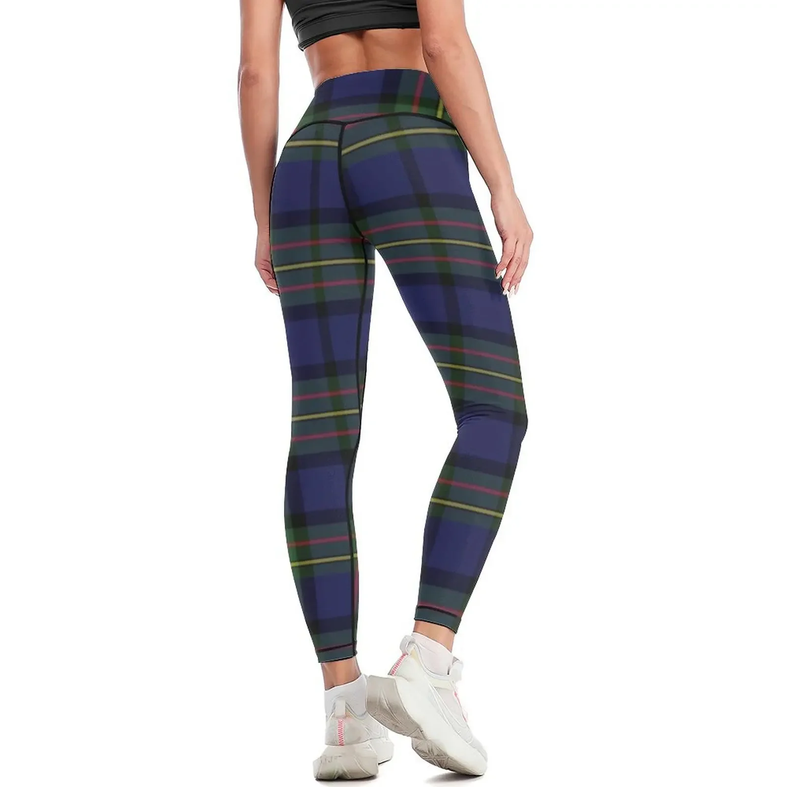 Леггинсы Clan MacLaren Tartan спортивные для занятий спортом в тренажерном зале пуш-ап