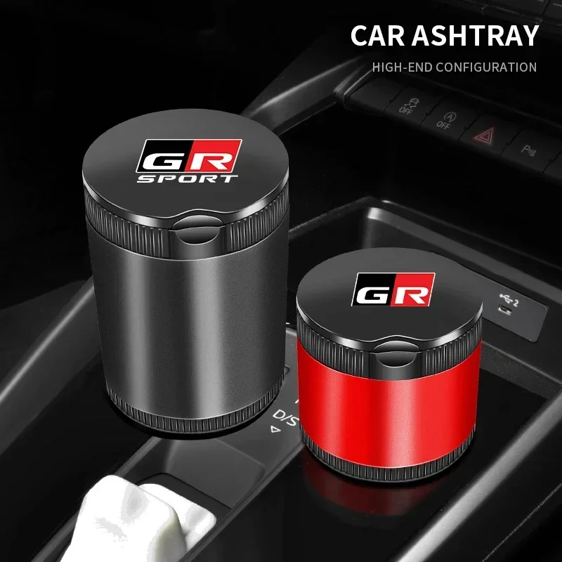 Портативная автомобильная светодиодная пепельница автопельница держатели для