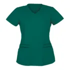 Женская форма медсестры с коротким рукавом, V-образным вырезом