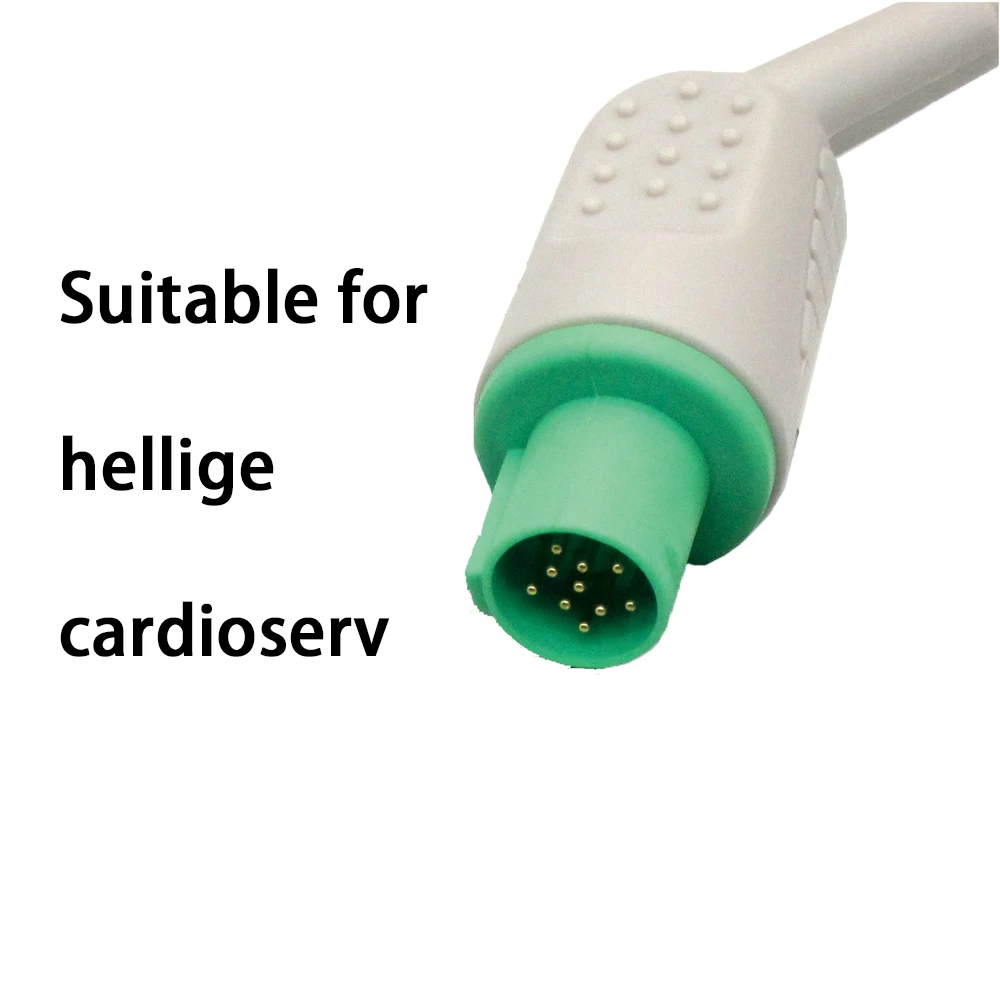 EKG кабель для Hellige Cardioserv ECG 3/5 свинцовый провод AHA IEC