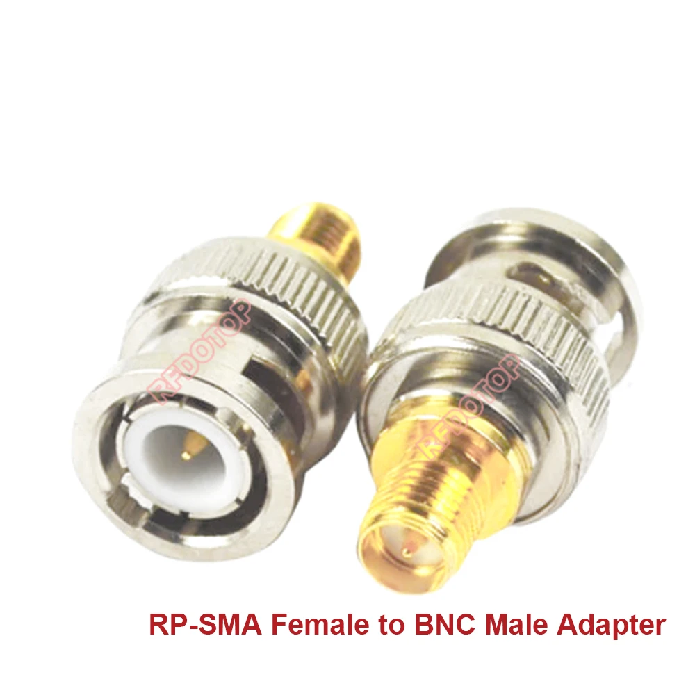 2 шт. RP-SMA гнездовой разъем Q9 BNC штекерный для Wi-Fi радиоантенны BNC-J к RPSMA-J RF комплект