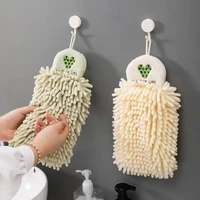 soft stylish towel quick dry quick drying hanging hand chenille washcloth hanging for household