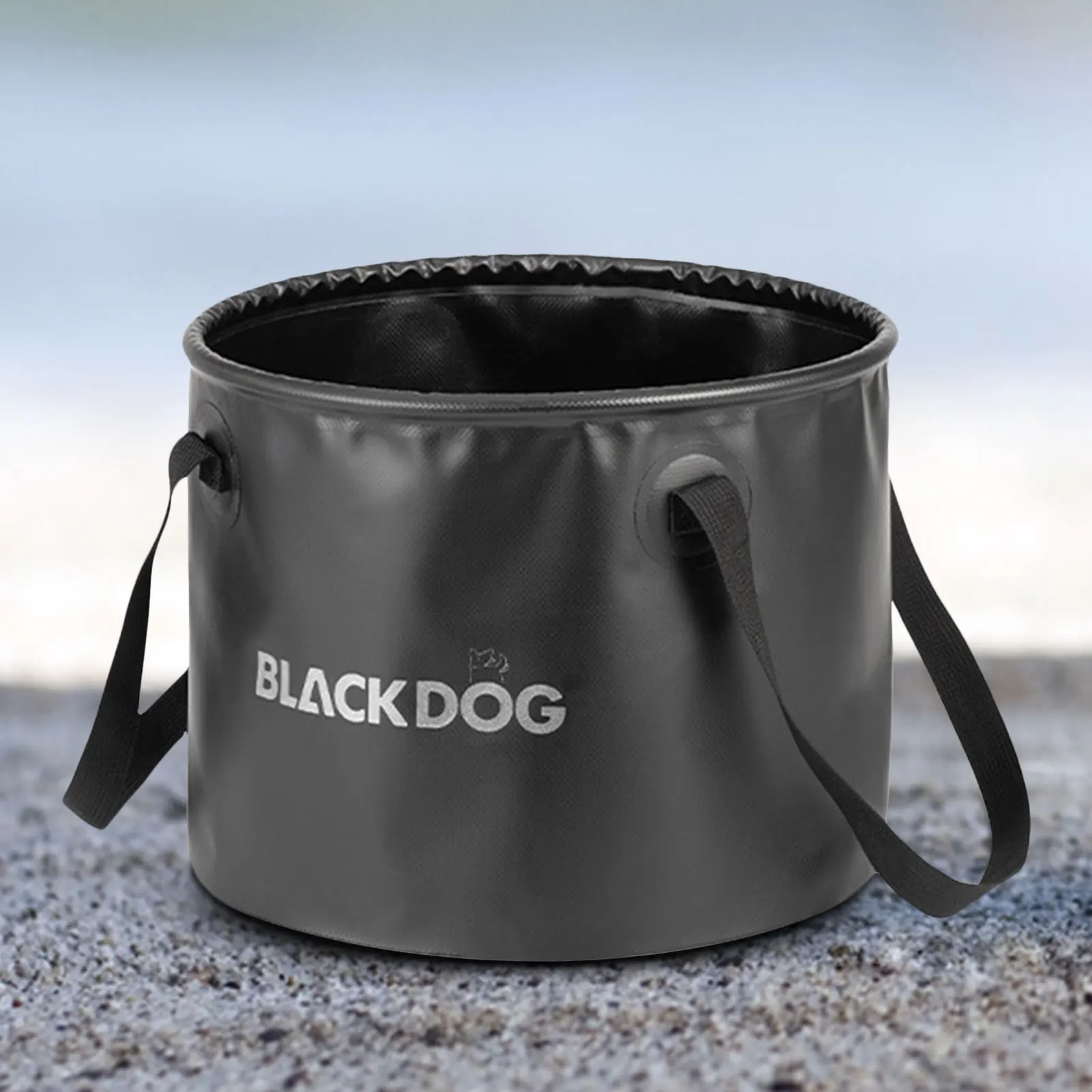 

Складное ведро, складной походный контейнер для хранения воды 20 л, портативное складное ведро с крышкой и ручками, экономия пространства в в...