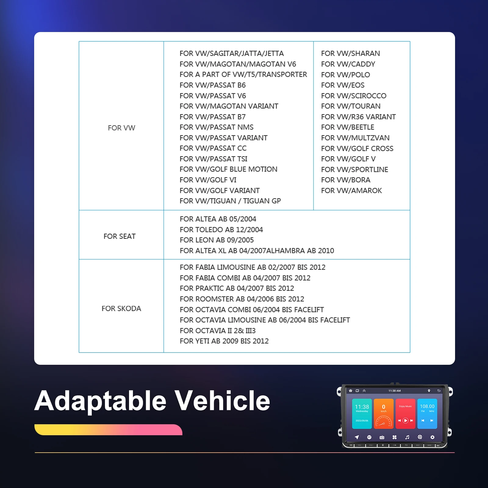 Автомобильный мультимедийный плеер Podofo мультимедийная система на Android с 9