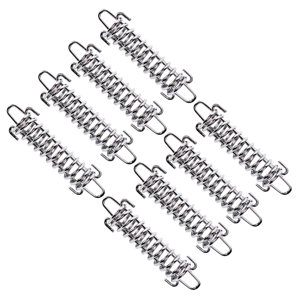 

Tent Buckle Rope Clamp Wind Spring Clips Awning Springbar Car Lock Fasteners Tarp Clamps Covers Hook Camping Steel Strength High