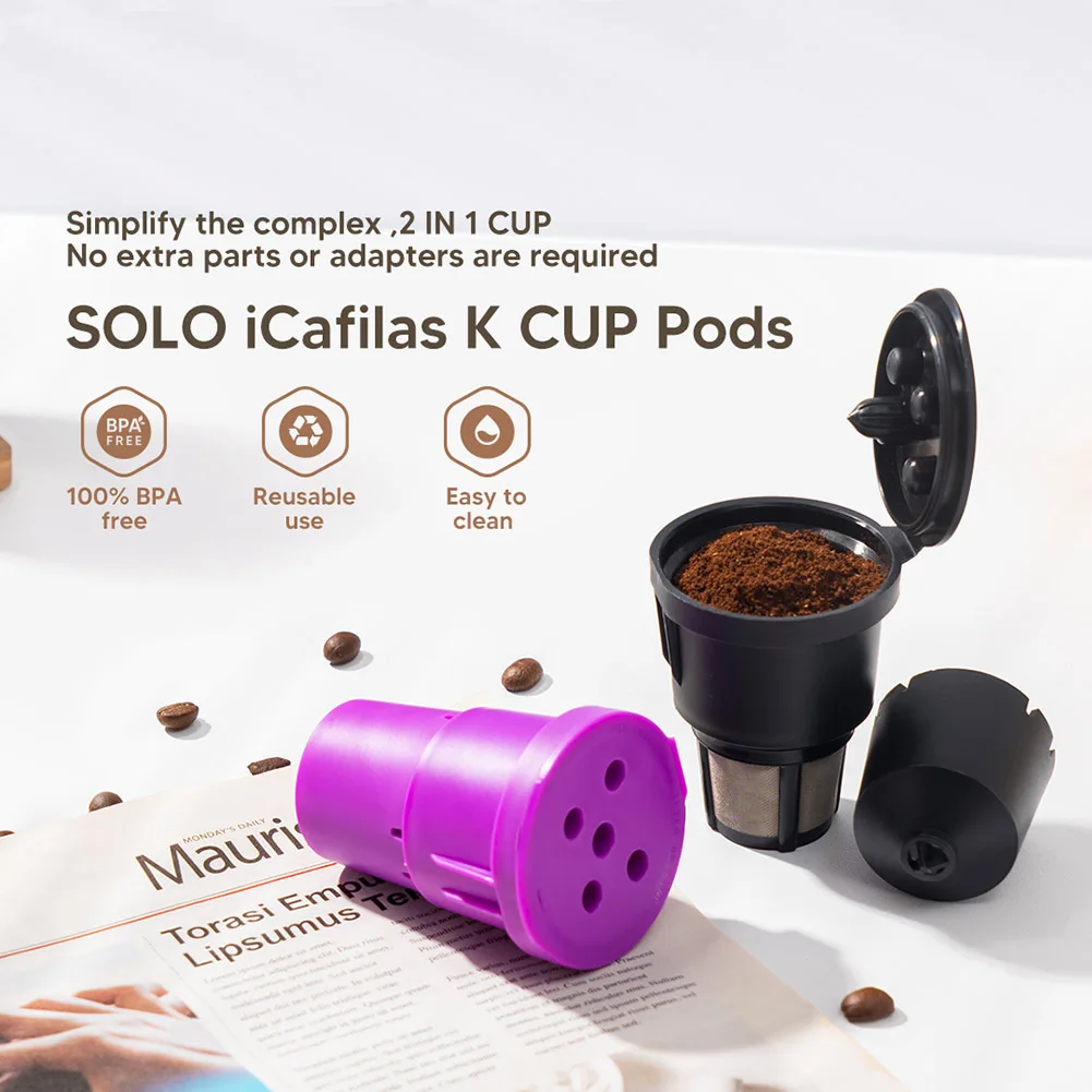 

Многоразовая кофейная капсула Keurig Up класса d, фильтр, чашка, Пищевая силиконовая капсула, заправка KCup, фильтрующие корзины, капсула, кофейная...