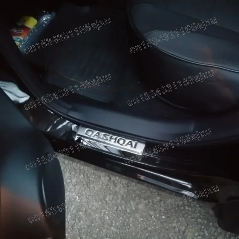 Автомобильные аксессуары для Nissan Qashqai J10 J11 2007-2019 Накладка на порог из нержавеющей