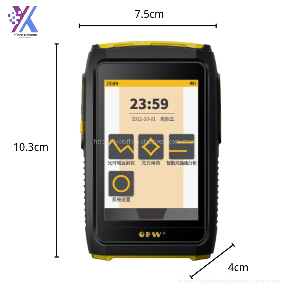 Оптический рефлектометр OMTiG Mini OTDR прибор для проверки оптоволокна в реальном