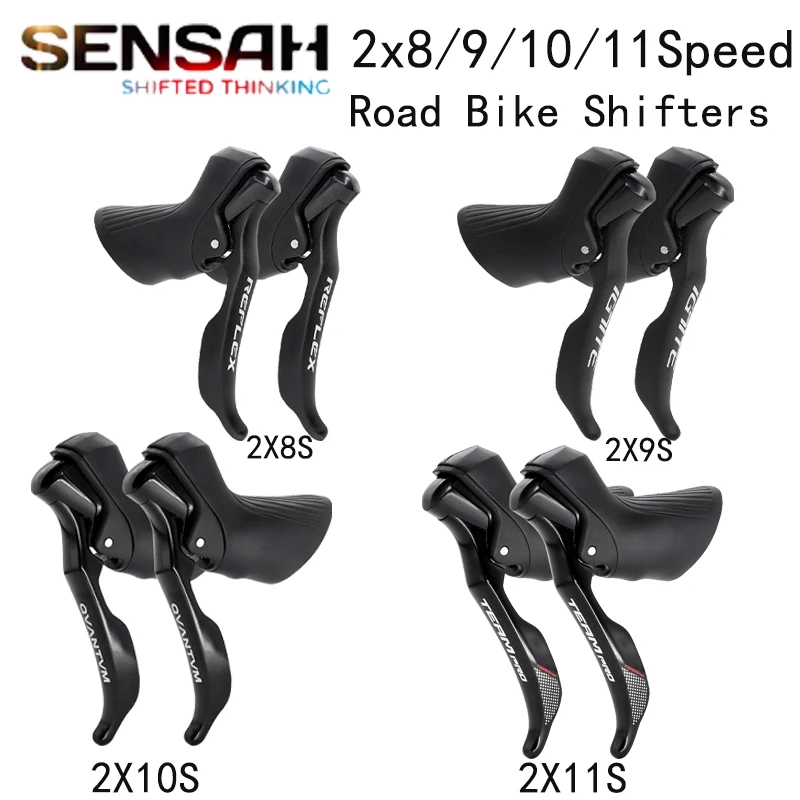 SENSAH Road Bike Тормозные переключатели 2x8 2x9 2x10 2x1 1 Speed велосипедная передача Set для IGNITE