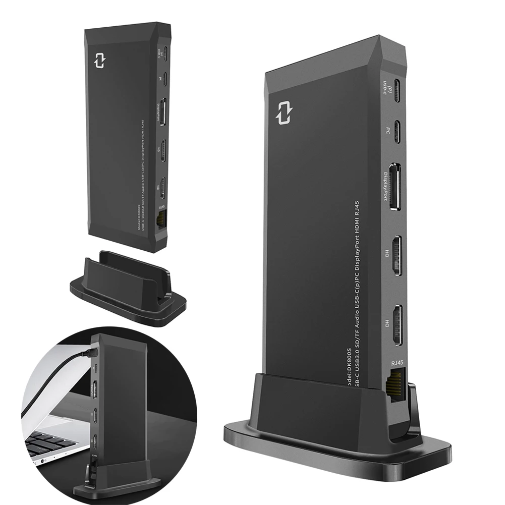 

Док-станция Вертикальная 13 в 1, USB 3,0, USB 100