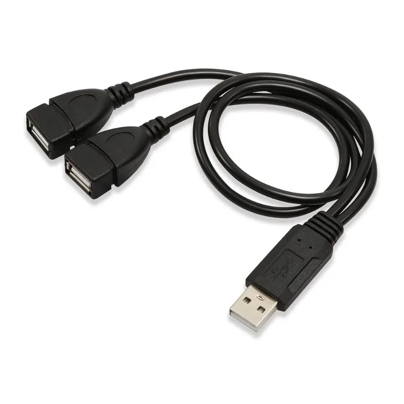 Универсальный Разветвитель USB 2 0 папа-мама с двумя USB-портами