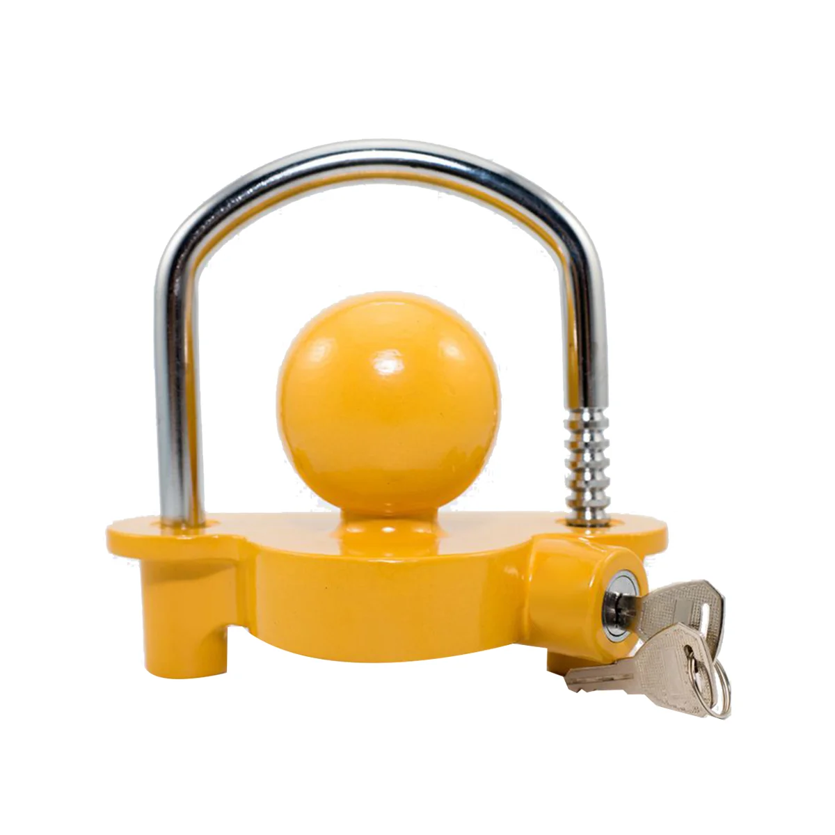 

Yellow Trailer Coupling Locks Ball Locks Car Locks Trailer Couplers