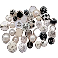 hl 30pcs 182125mm mixed styles alloy plating shank buttons overcoat sweater buttons sewing accessories diy crafts