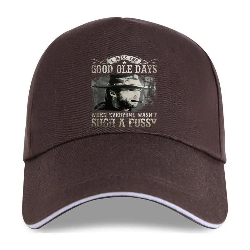 

New I Miss The Good Ole Days - Clint Eastwood Black Baseball cap Size S-3XL Men Summer Style Fashion Swag Men