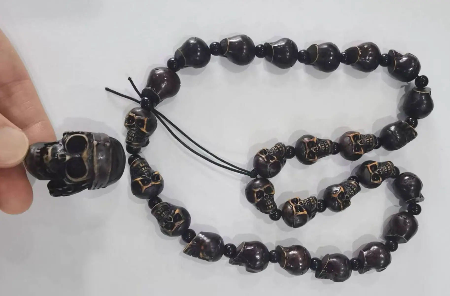 Винтажное готическое ожерелье с подвеской в виде пиратского черепа для мужчин и