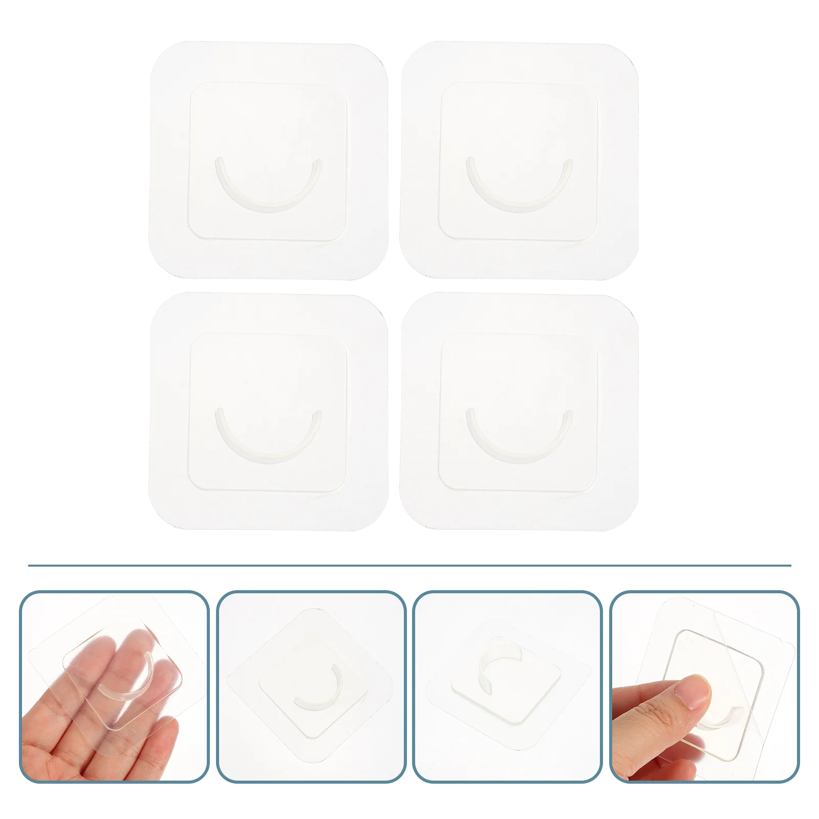 

4 шт., держатели для душевой занавески