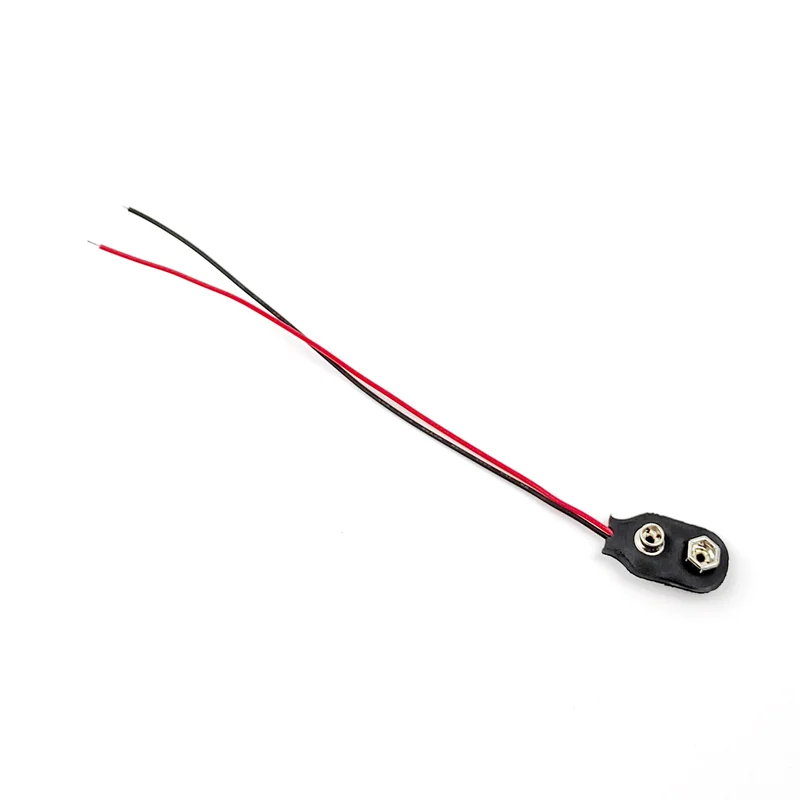 

20 шт./лот, адаптер для батареи T-типа I-типа, 9 В, защелкивающийся разъем, пряжка для батареи 9 В, 6F22, основание батареи с вилкой постоянного тока 5,5*2,1 мм