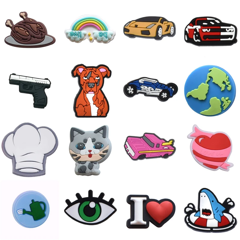 

Hot Sale 1pcs Shoes Charms DIY Garden Sandals Buckle Accessories Decorations for Croc Boys Girls Men Women X-mas Party Gifts