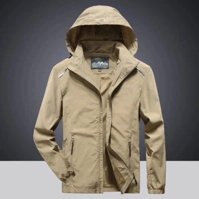 

Повседневная мужская куртка, зимняя водонепроницаемая куртка, ветровка, мужская мода, пальто, толстовки, походная куртка, верхняя одежда, му...