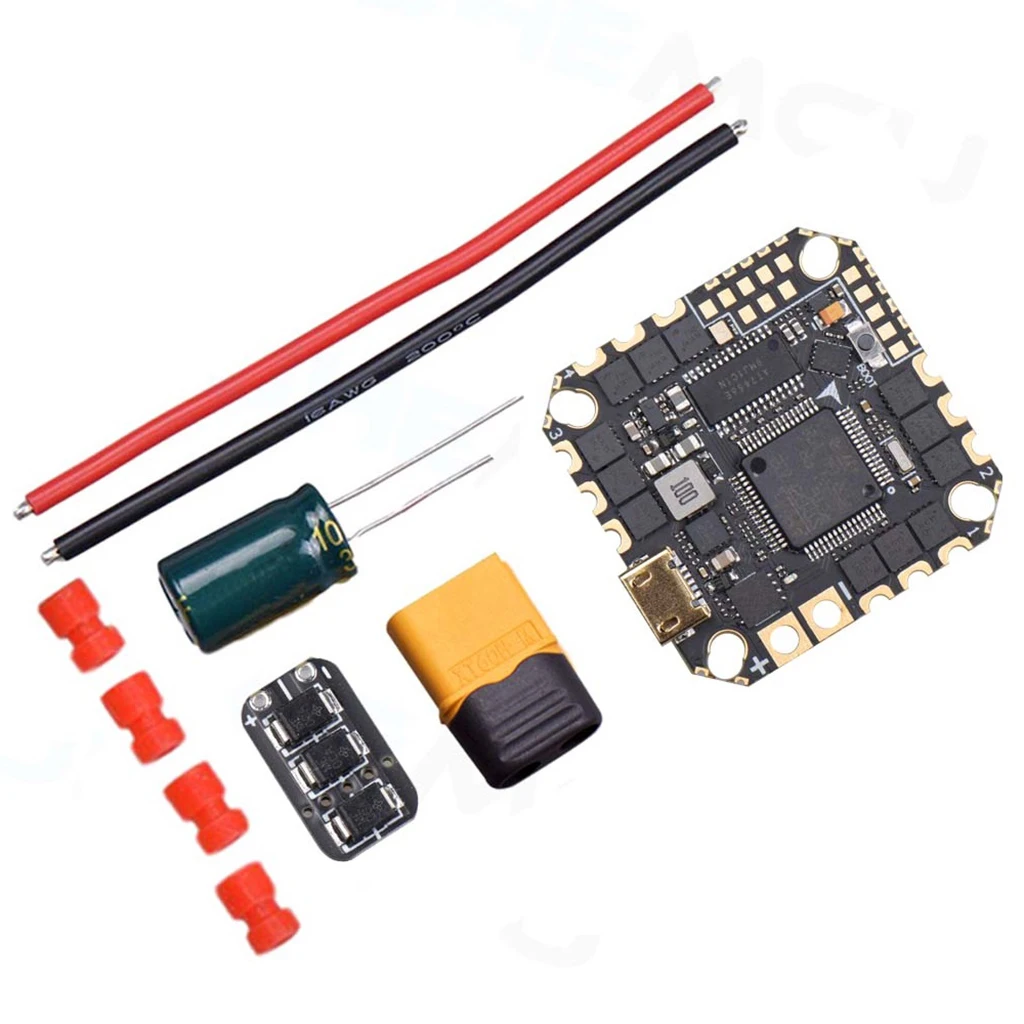 

JHEMCU GHF722AIO-ICM 40A AIO flight Control ESC integrated 4in1 5V 2-6S for FPV Freestyle Cinewhoop FPV Drone Quadcopter