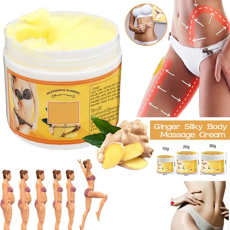 

Ginger Fat Burning Cream Anti-cellulite Full Body Slimming Weight Loss Massaging Cream Leg Body Waist Effective Reduce Cream
